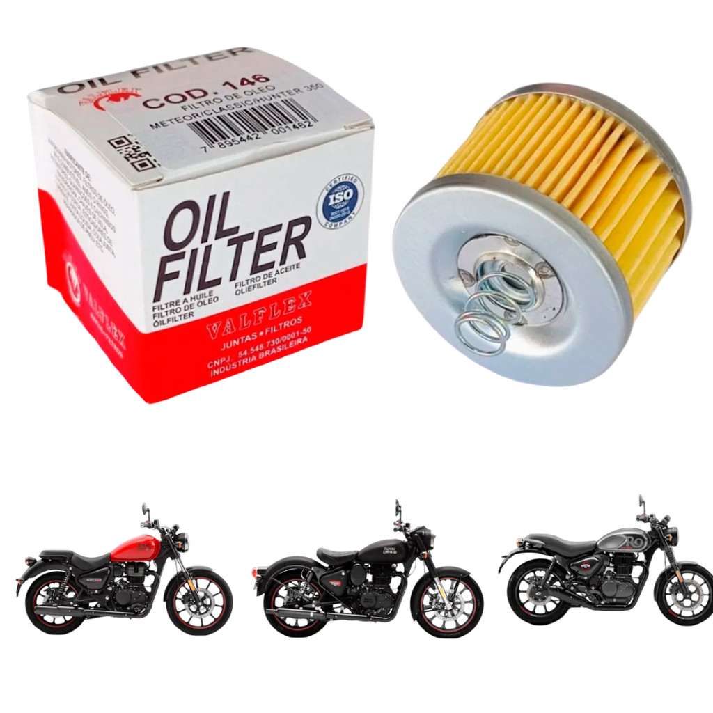 FILTRO OLEO -BAJAJ METEOR/CLASSIC/HUNTER350