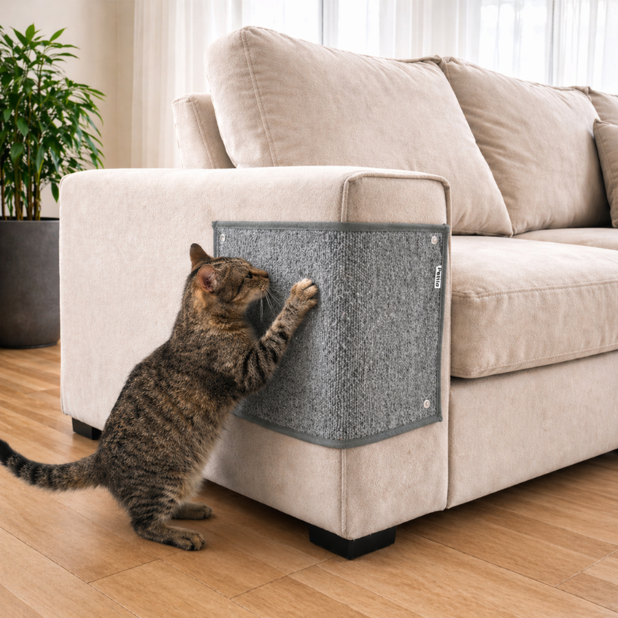 Carpete Arranhador Premium Para Gatos Canto Sofá, Cama Anti Estresse 50x30 e 60x40