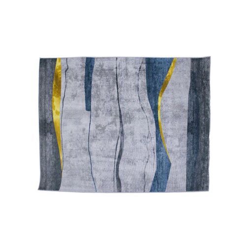 Tapete Premium Retangular Antiderrapante Toque Macio Facil Limpeza 140x100cm