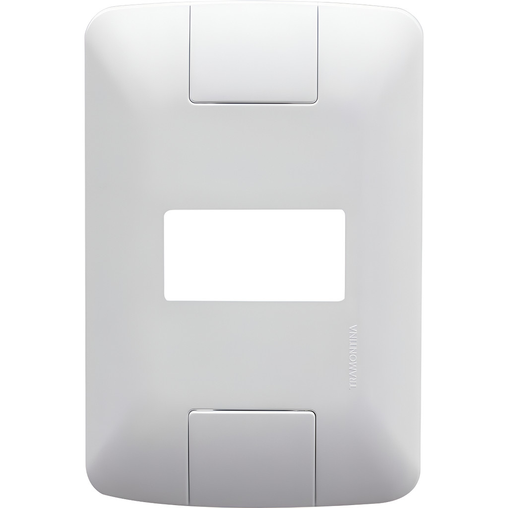 Placa 1 Posto Horizontal Tramontina Aria 4 X 2 Branca