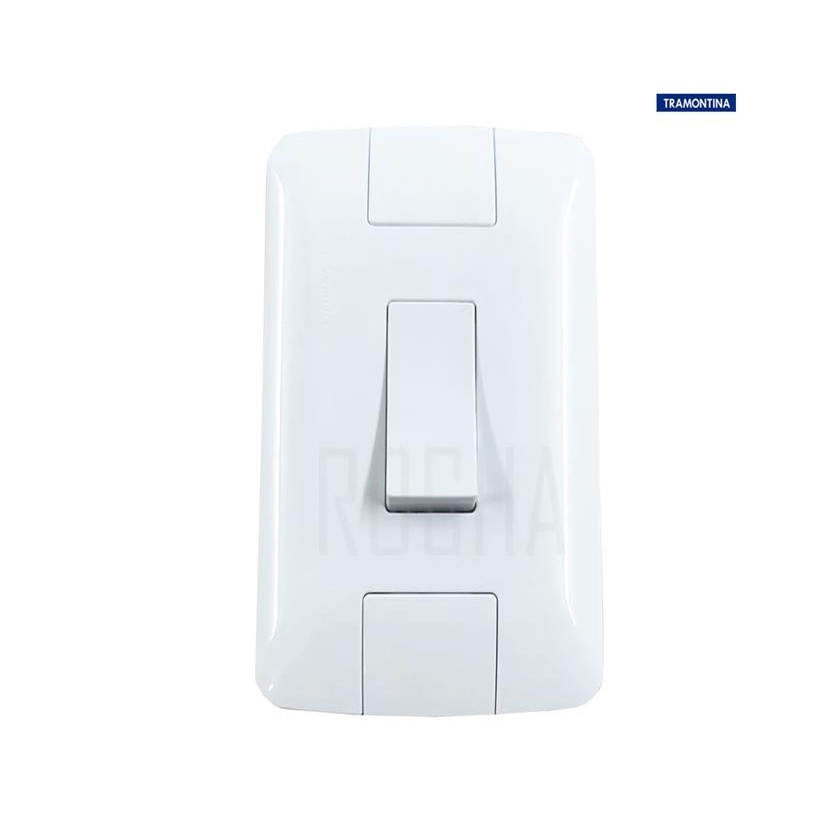 Interruptor Simples 4x2 Branco 6A 250V Durável Para Iluminação Residencial