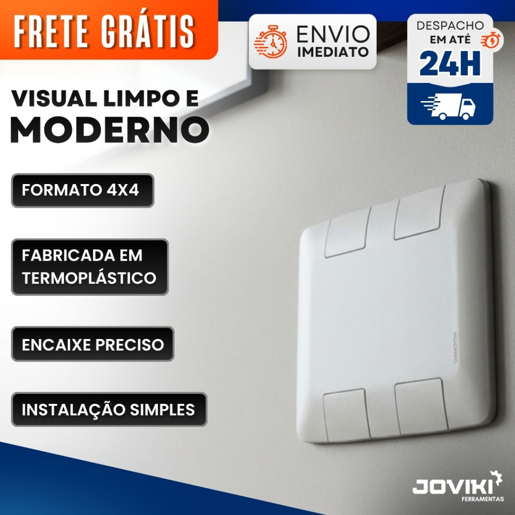 Placa Cega 4x4 Aria Espelho Cego Tramontina