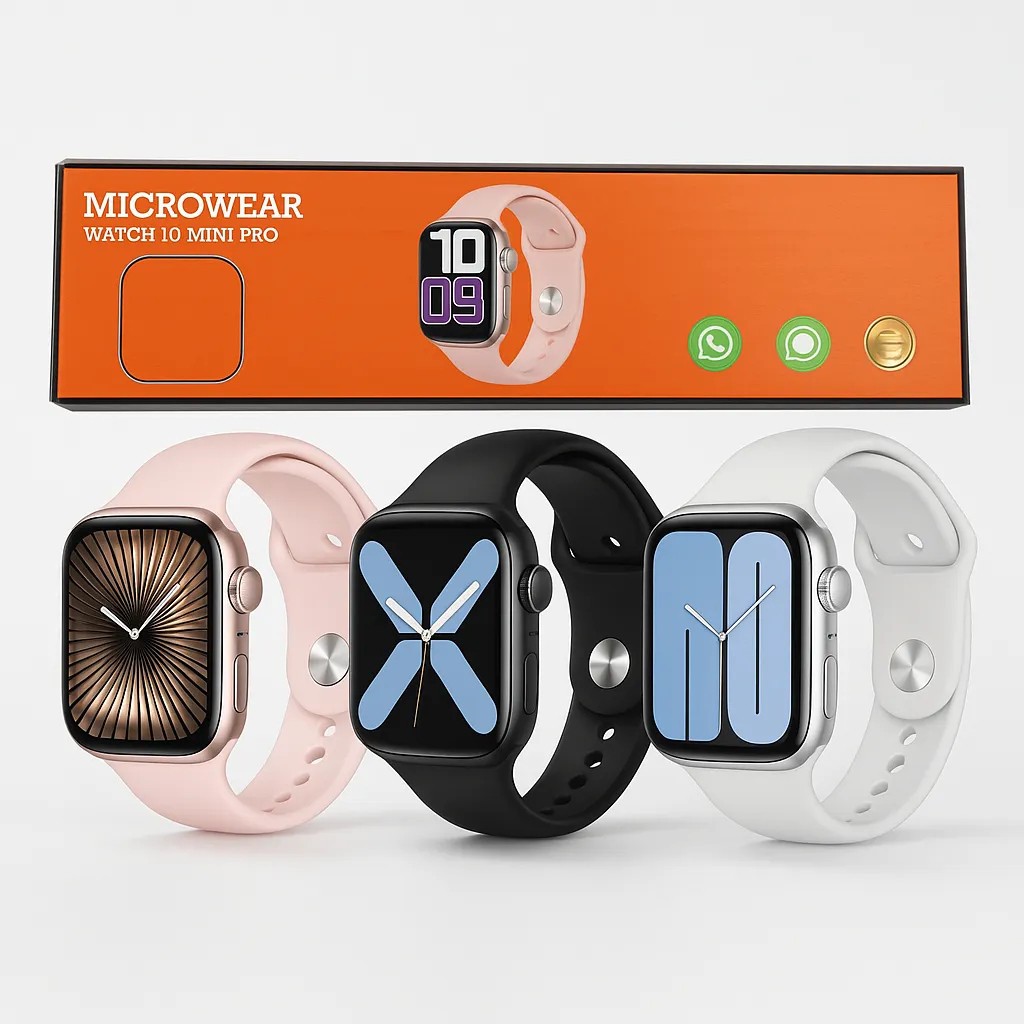 Smartwatch Relogio Inteligente W10T Mini Amoled IP68 Prova d'Agua 42mm Series 10 Gps Nfc