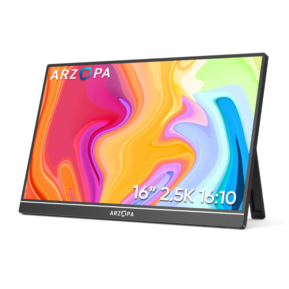 Monitor Portátil Gamer Arzopa Z1RC 16" 2.5K QHD 500nits IPS 60Hz Mini HDMI USB-C - Z1RC