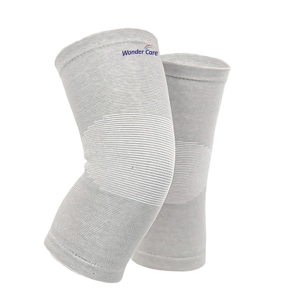 Wonder Care - Pacote com 2 Joelheiras de Compressão de Bambu para Homens e Mulheres, Ideal para Corrida, Vôlei e Muscula