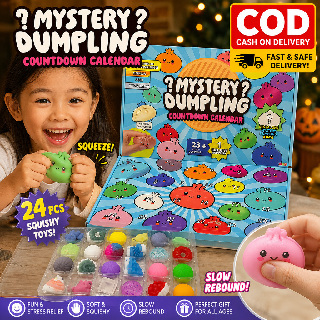 24 Unidades De Contagem Regressiva Mole De Bolinho Misterioso , Conjunto De Brinquedos Sensoriais TPR De Natal , Lembran