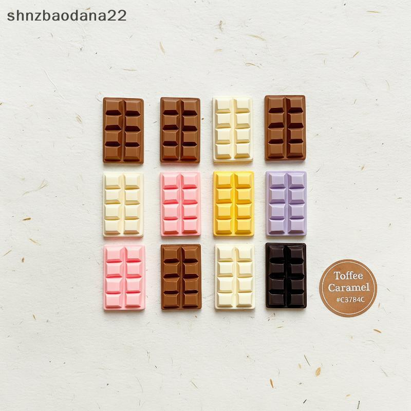 [Shnzd] 6 Peças De Brinquedos De Apertar De Chocolate Para Comida Simulada , Macios De Ascensão Lenta Crianças , Lembran