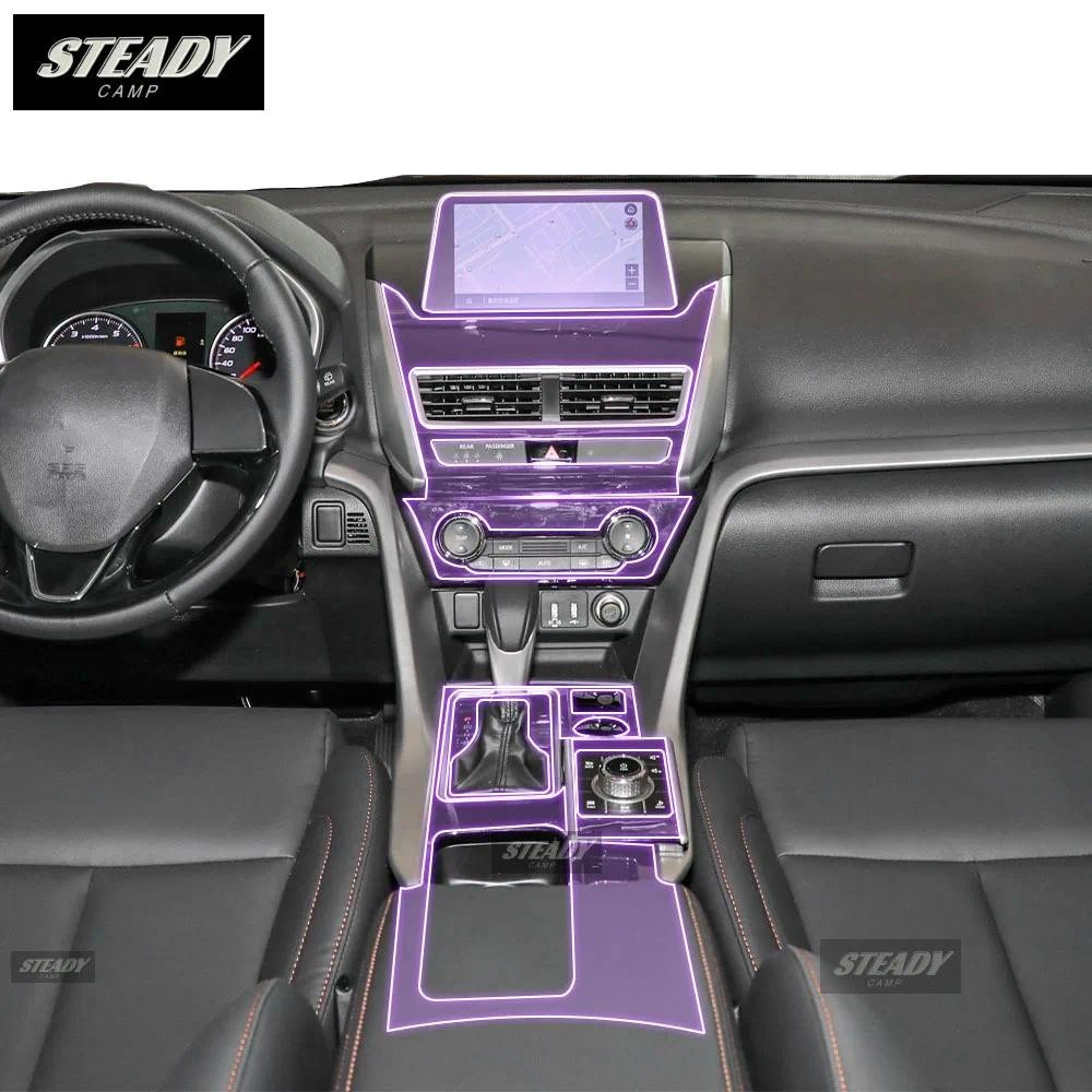 Para Mitsubishi Eclipse Cross 2018-2023 interior Do Carro console Central Transparente TPU Pintura Película Protetora An