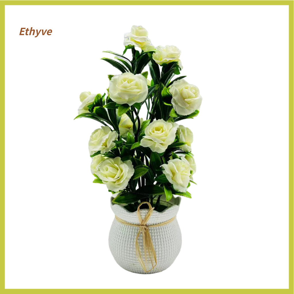 Colorful Artificial Plant Potted Simulated Bonsai Succulent Flower Home Office Desk Decoration Green Plastic Landscaping