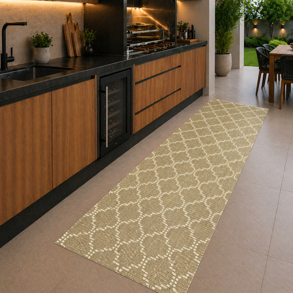 Passadeira Antiderrapante Tapete de Rolo 2,50m x 65cm Área Gourmet Macio e Emborrachado