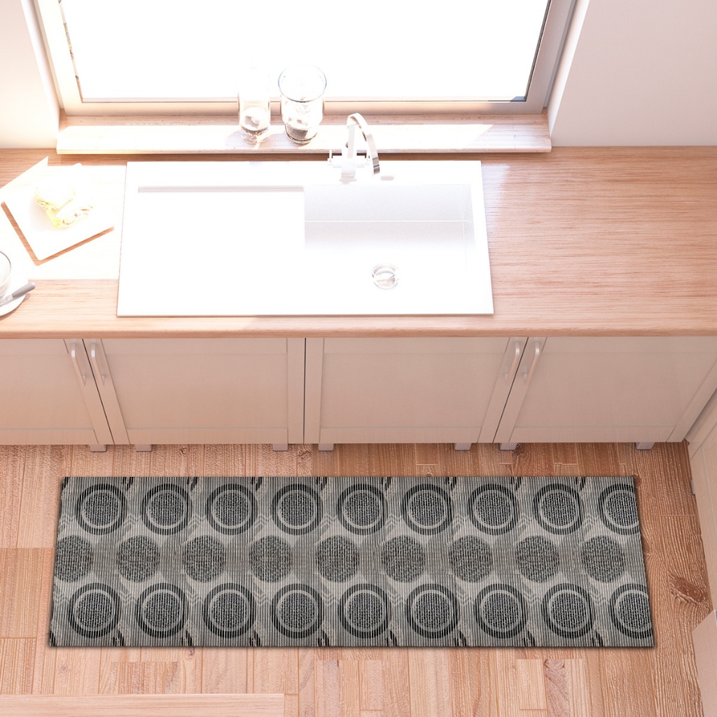 Passadeira Emborrachada Tapete de Rolo Por Metro 43cm/ 45cm Largura Antiderrapante Decorativo