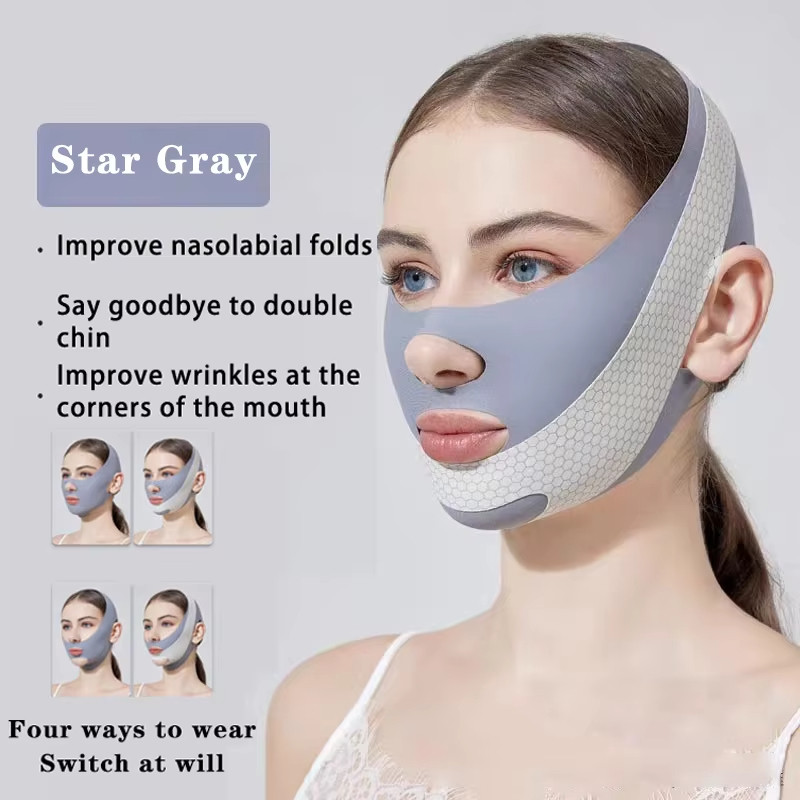 V face lifting face-lifting bandagem inferior mandíbula linha máscara de levantamento Facial Anti-rugas bandagem de leva
