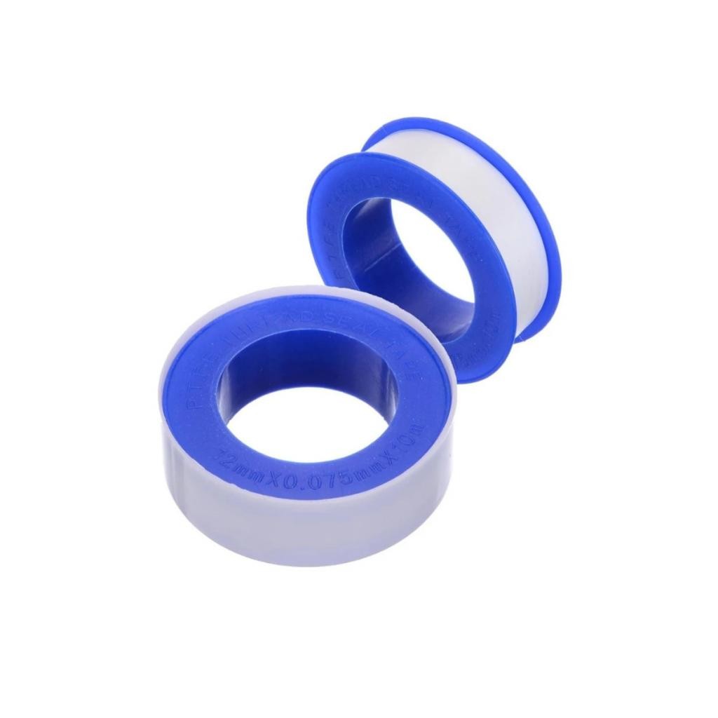 Kit 2 Fita teflon veda rosca hidráulica 10 metros 12mm para tubos canos registros e torneiras