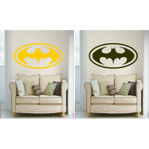 Adesivo Decorativo Parede Quarto Batman Símbolo Morcego