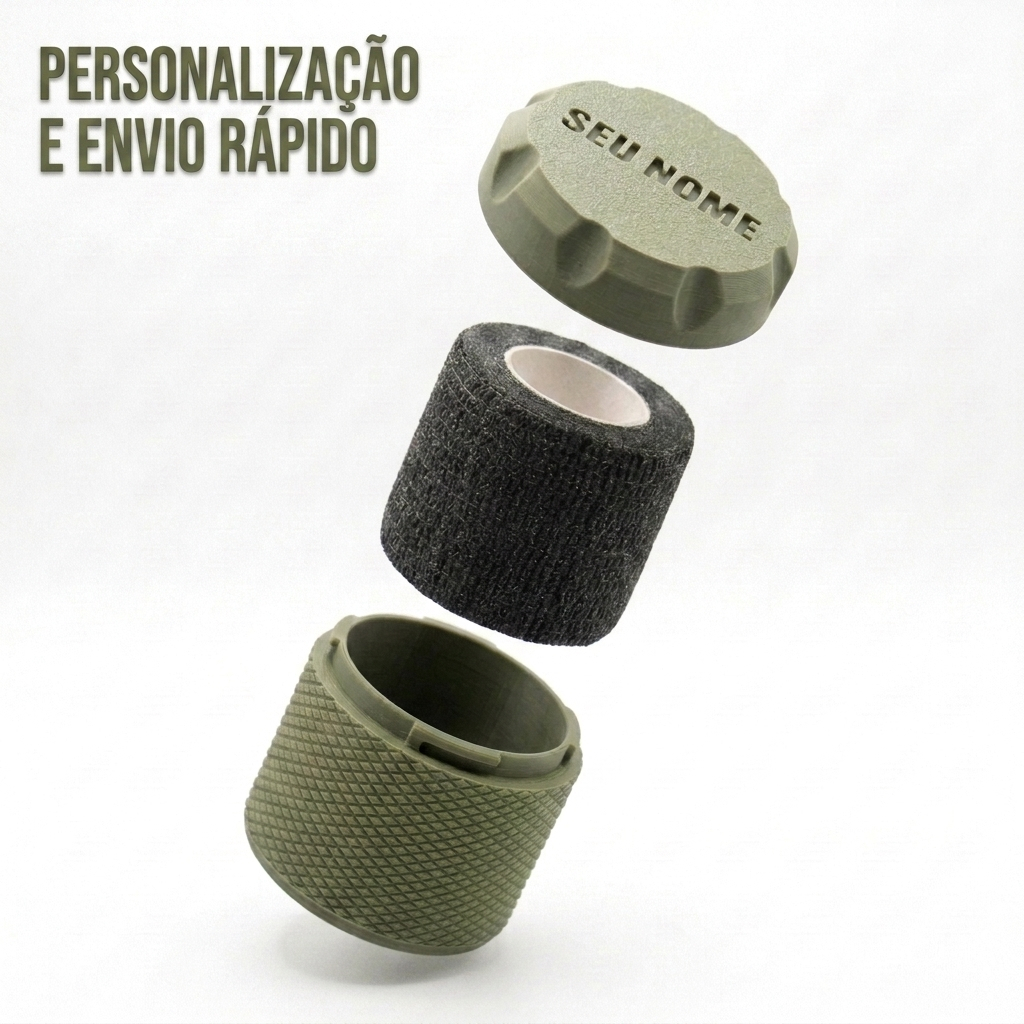 Case para Fita Hook Grip Crossfit, LPO e Escalada - PERSONALIZADA - Thumb Tape Case