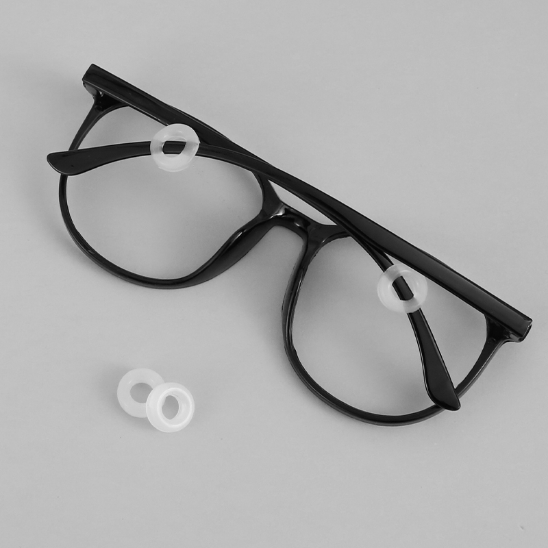 10 Pares de Hooks para Óculos de Silicone Transparente, Retentores de Óculos Antiderrapantes Unissex