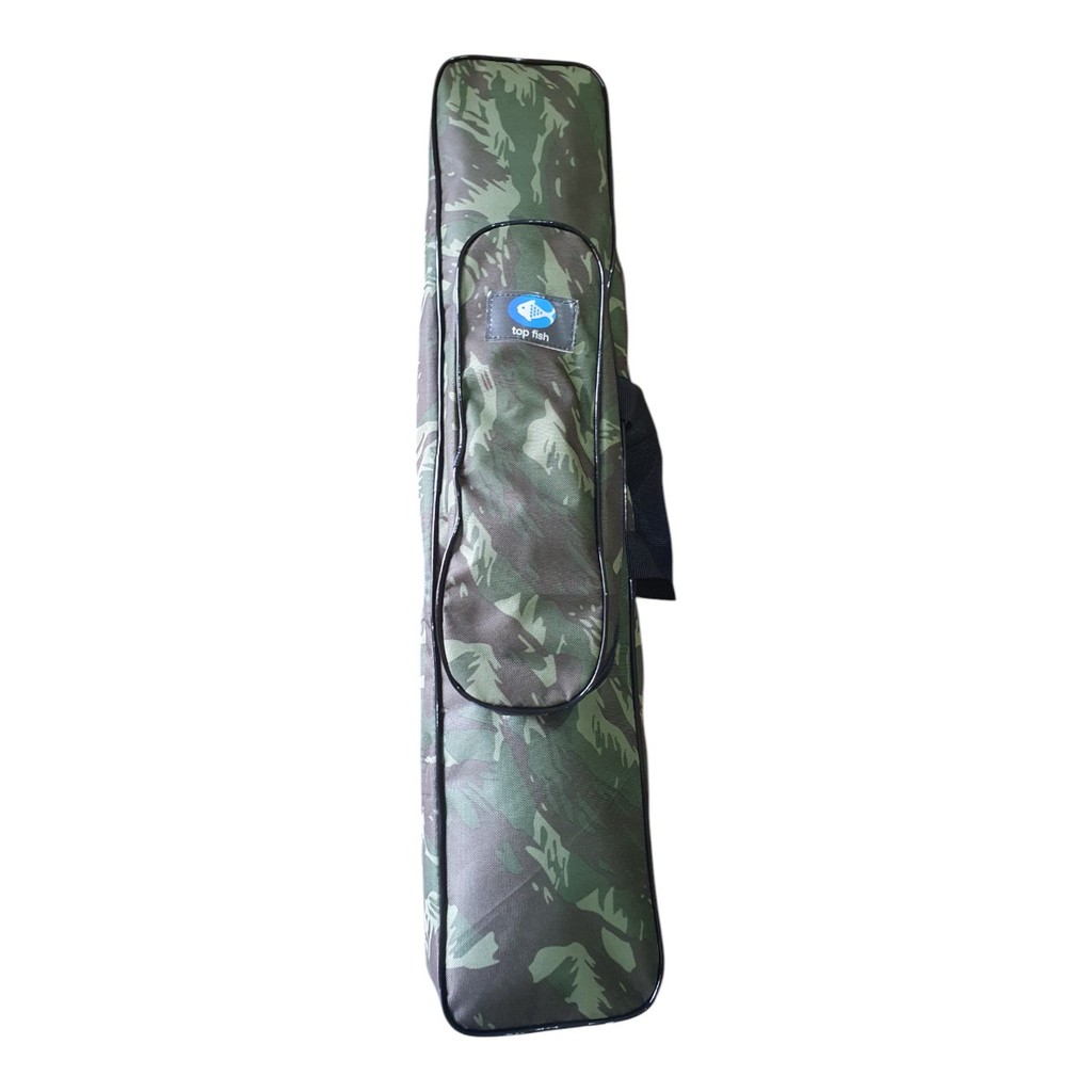 Porta Vara Pesca Bolsa Lateral Capa Top Fish Camuflado 80 Cm