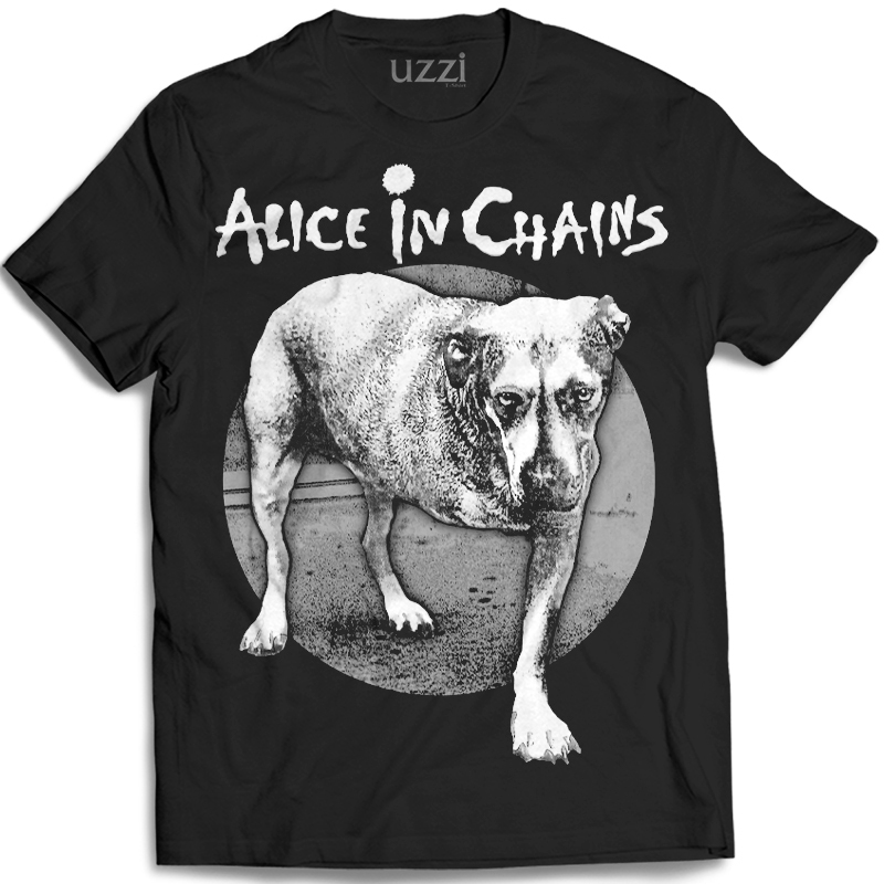 Camiseta De Banda de Rock Alice In Chains TriPod The Dog PB