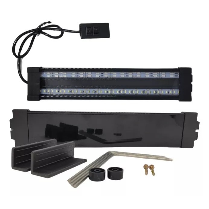 Luminária Led Aquário Eco Power Ft80 Bra/azul/ver 80/100cm