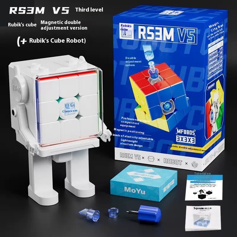 Moyu Rs3m2020v5 Cubo De Rubik De Terceira Ordem , Suspensão Magnética , Eixo De Bola , Roupas Mágicas , Versão Robô , Jo