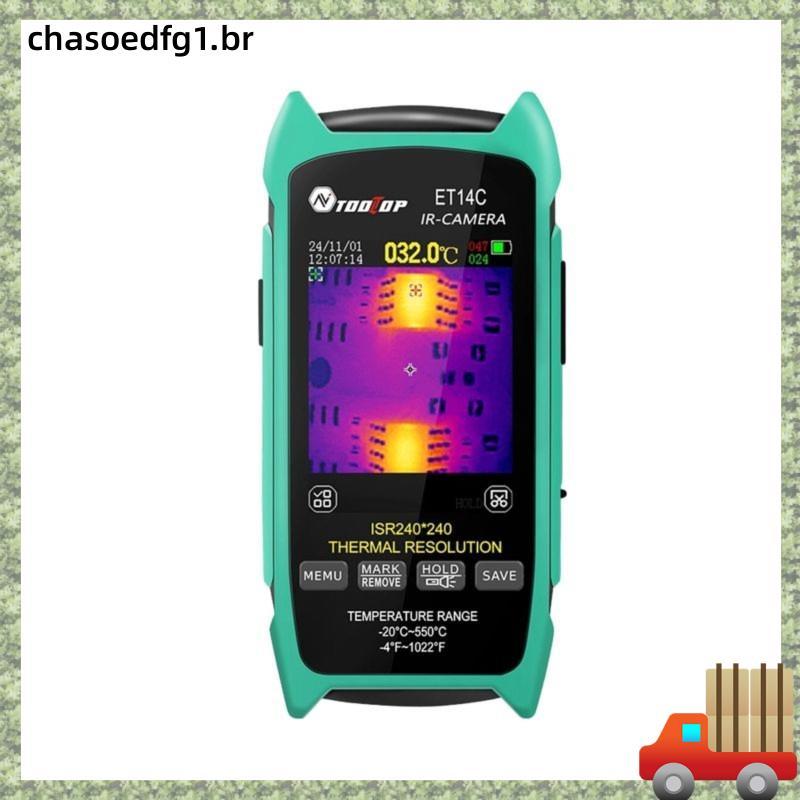ET14C 2.8 Polegadas Thermal Imager 25Hz Câmera De Imagem Térmica Doméstica ISR240x240 Termografia Para Falhas Elétricas
