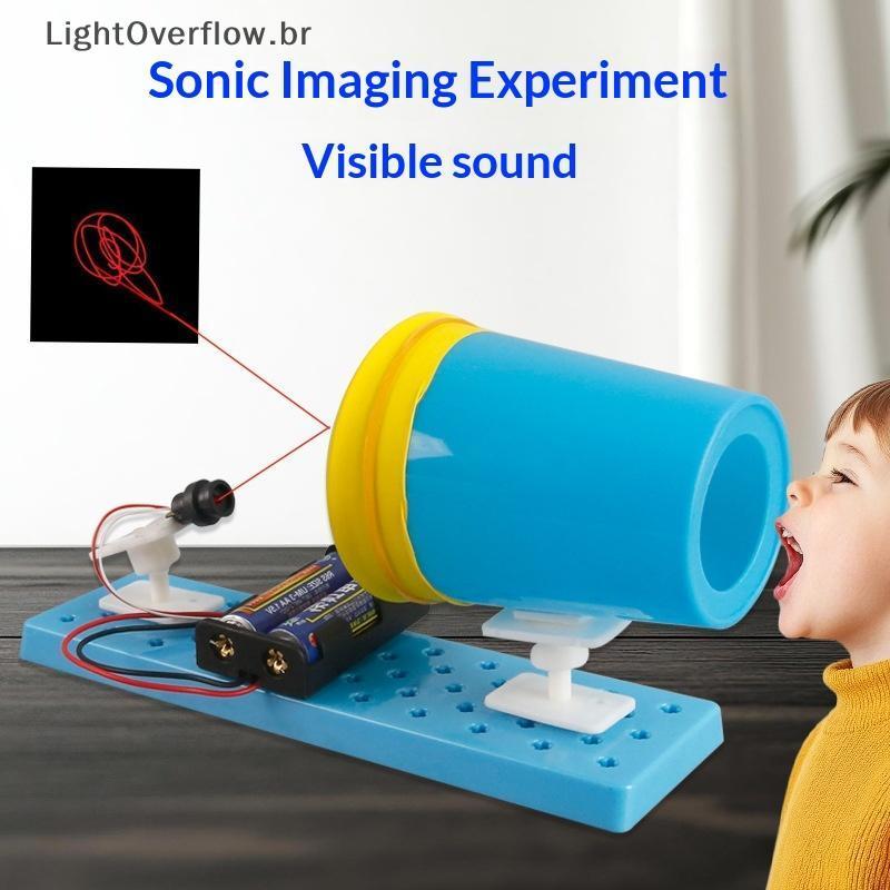 Conjunto De Experimentos Científicos De Marca De Som Visível Wave Imager DIY Imagem Acústica Para Domésticos Arte Em Ond
