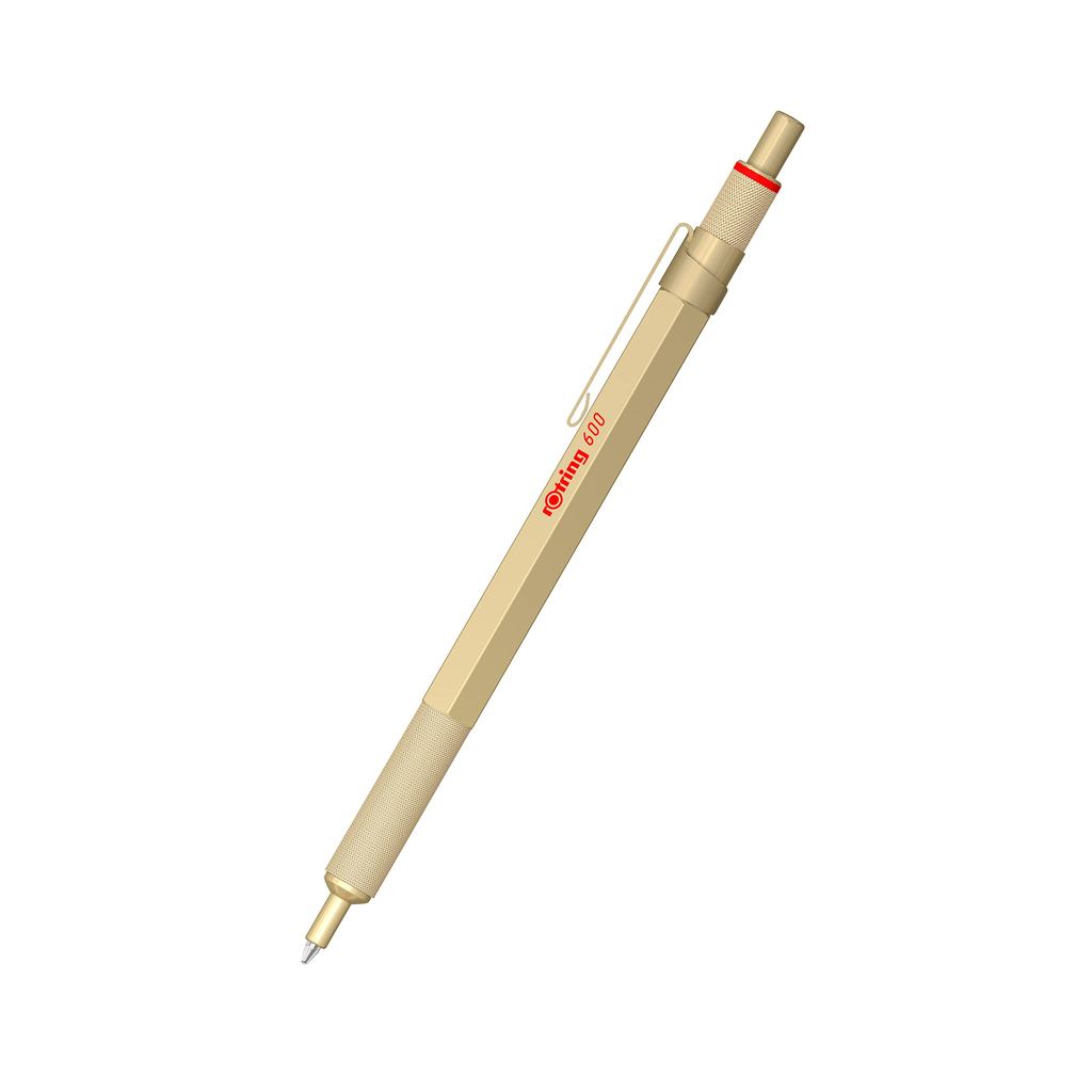 ROTRING 600 Ballpoint Pen M Medium Tip Retractable High-Quality Brand Gift Gold 2183911 Japan Authentic Product
