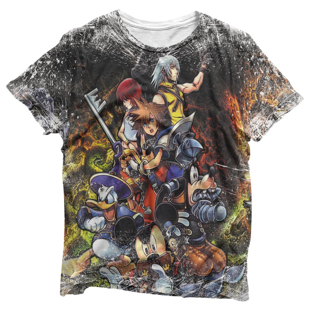 Camisa Animes Games & Desenhos - Camisas Crossover Estampa Total