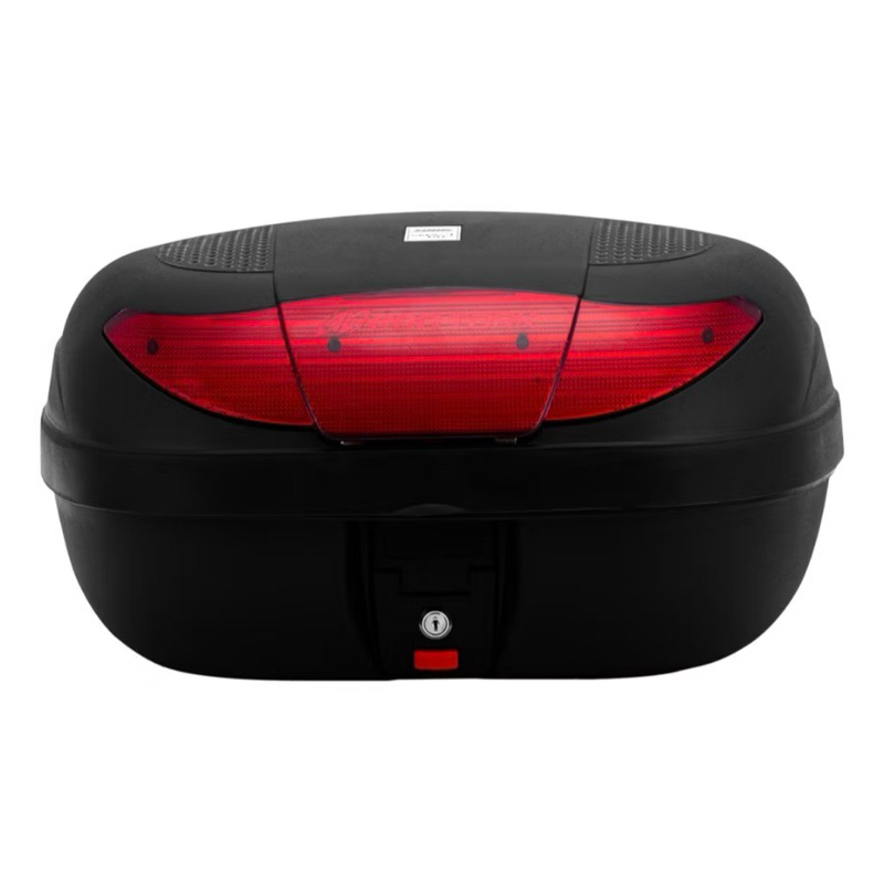 Baú Moto Pro Tork Smart Box 2 45 Litros Preto Com Base Chave Para 2 Capacetes