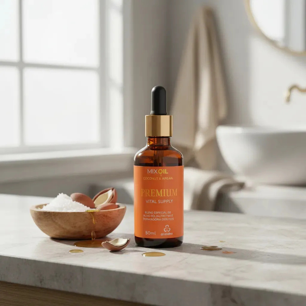 Grandha Mix Oil Coconut & Argan Premium Vital Supply 50 Ml
