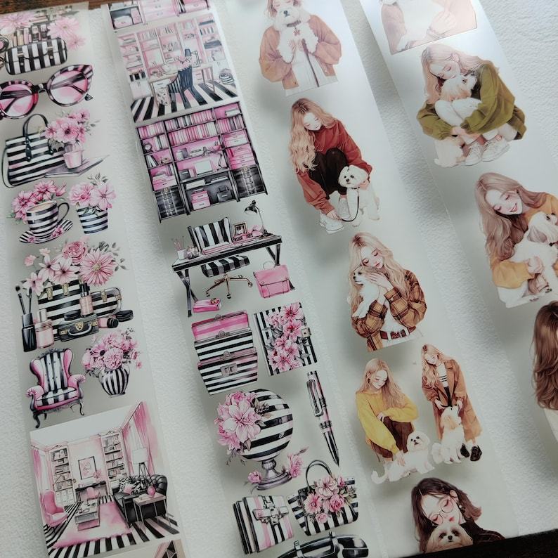 Kit 7 Loops pet tape - Scrapbook Art Supply (aleatórios)