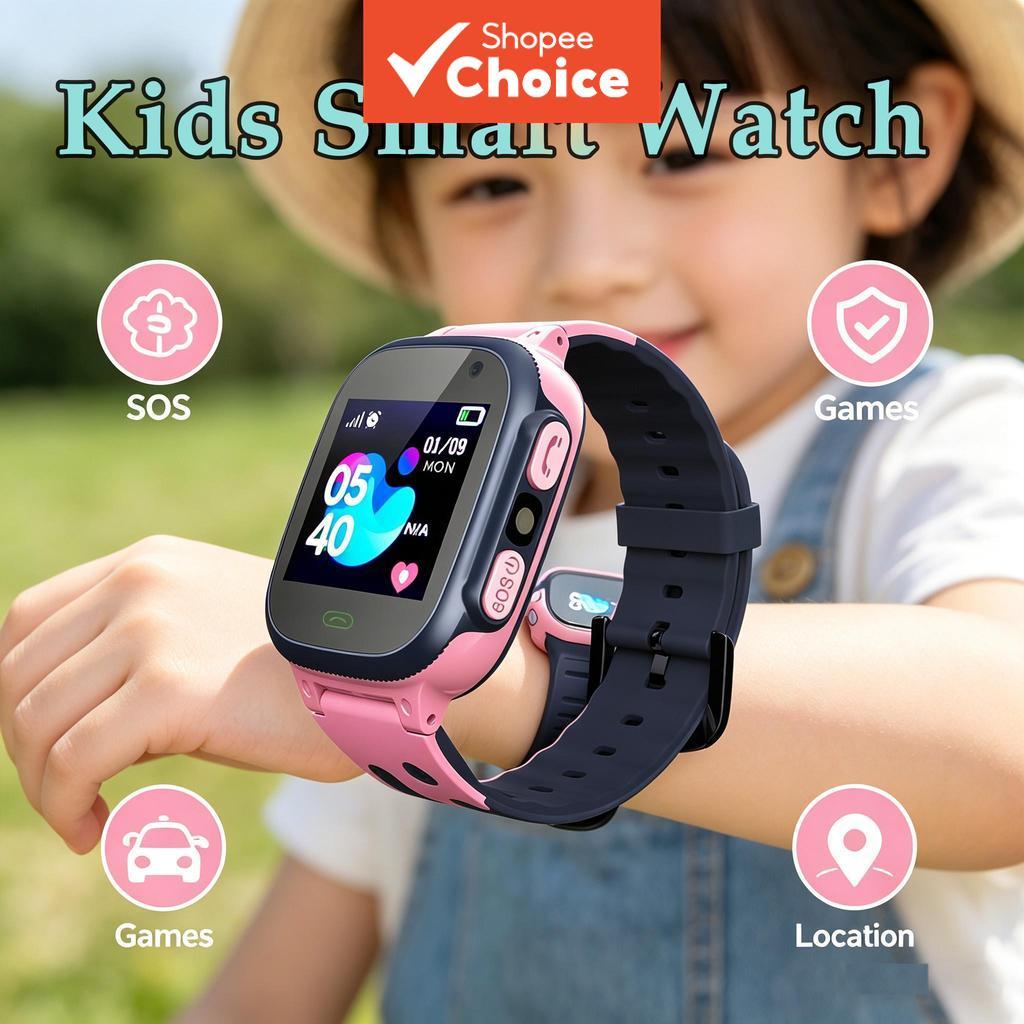 Crianças GPS Smart Watch 2G Cartão SIM SOS Chamada Câmera À Prova D'água Para Presente De Feriado De Verão