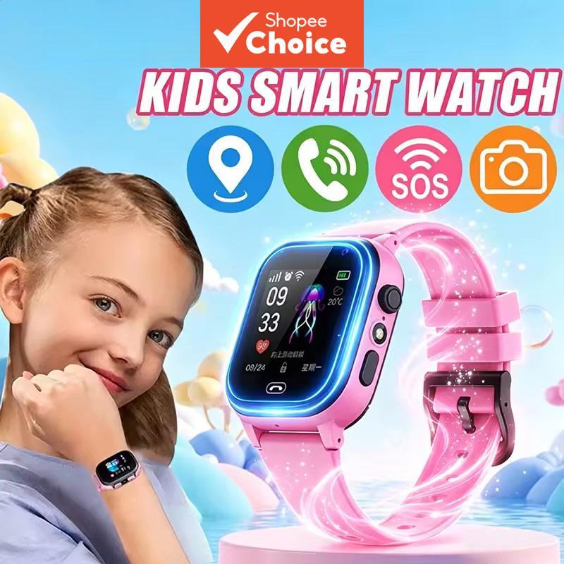 Crianças Smartwatch Relógio Inteligente 2G Chamada De Vídeo SOS Com Câmera De Cartão Sim À Prova Dwaterproof Água Atuali