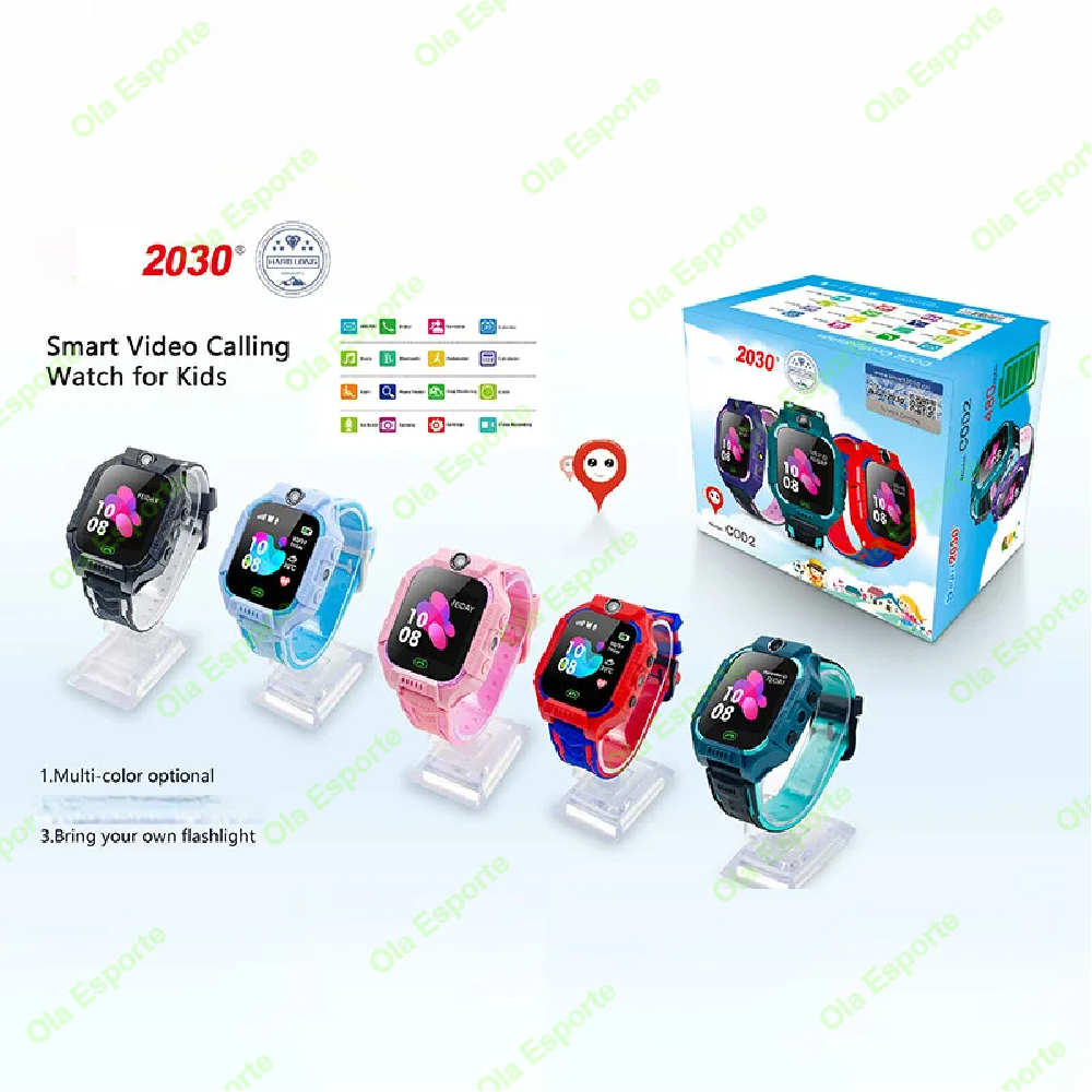 Novas Crianças Relógio Inteligente 2026 SOS Pista Cartão Sim Smartwatch Câmera Do Telefone Voz Chat Foto Menino Menina P