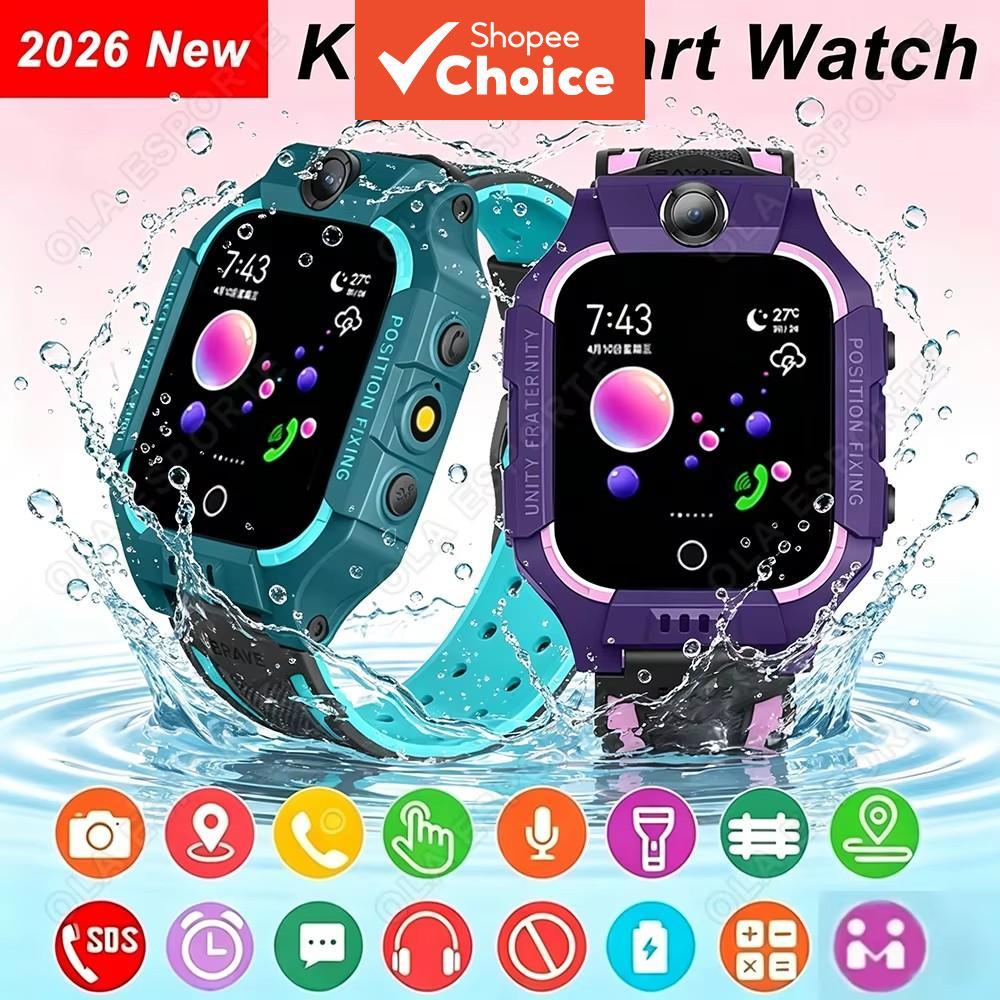 Crianças SOS Localização Criança Smartwatch Relógio Inteligente Cartão Sim Chamada Câmera À Prova Dwaterproof Água Para