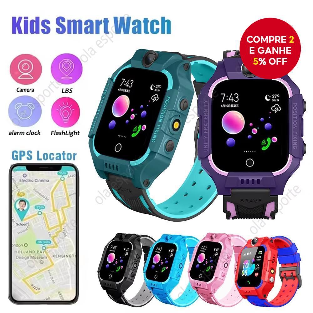 Novo 4G Crianças Smartwatch Relógio Inteligente Cartão Sim Chamada Câmera Hd Localização Gps Sos À Prova Dwaterproof Águ