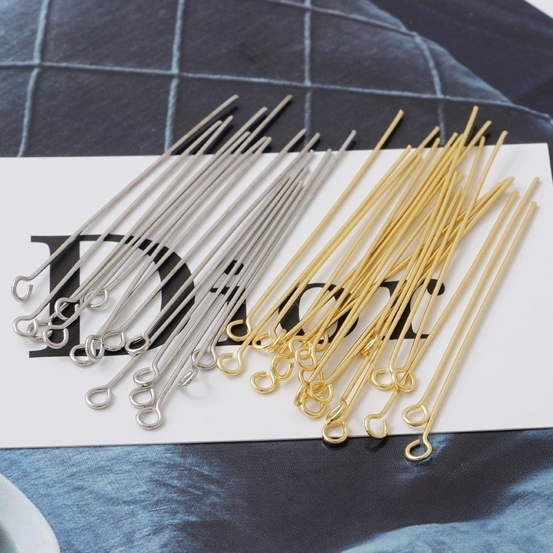 Alfinete Contra Pino Metal - prata/dourado - 18mm - 2KG