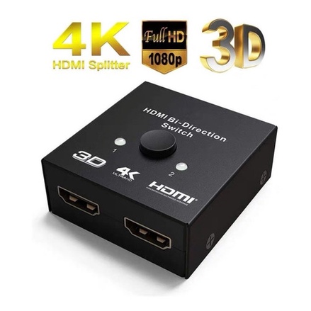 Chaveador Switch HDMI Full HD 2x1 / 1x2 Bidirecional - XC-ADP-41