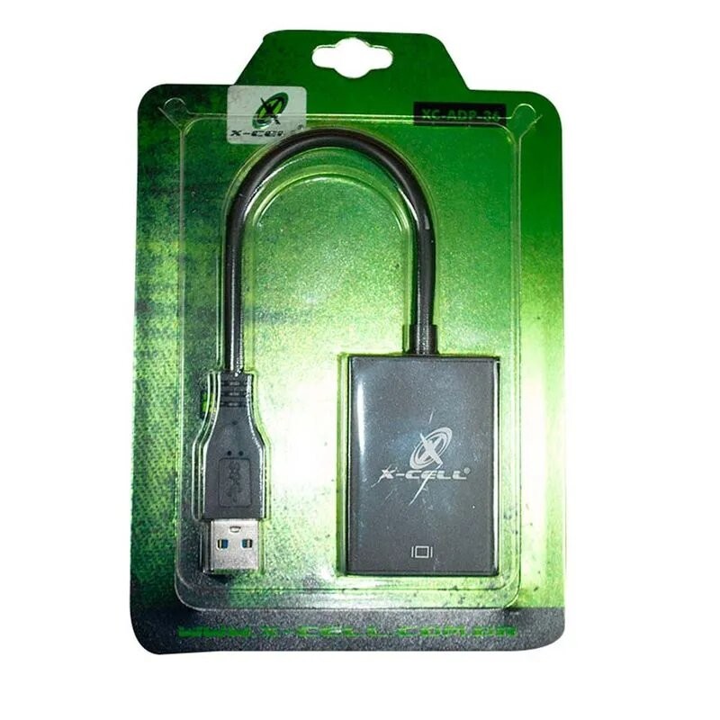 Cabo Conversor USB para HDMI (F) XC-ADP-36 - X-Cell