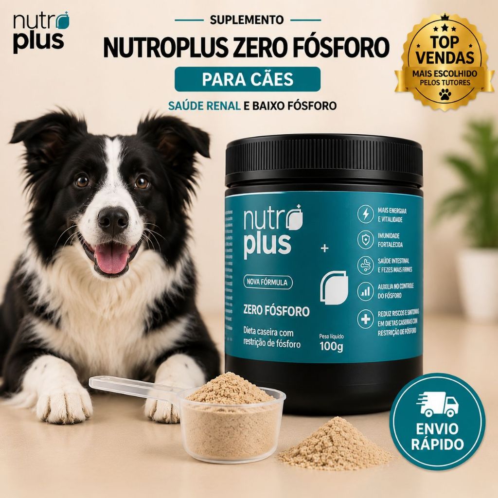 Suplemento para Cães 100g Saúde Renal e Baixo Fósforo Nutroplus Primus Zero