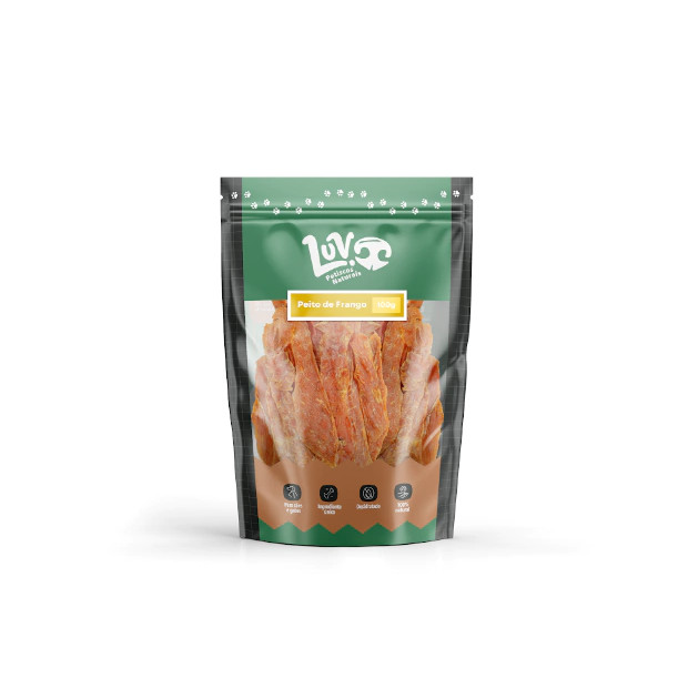 Snack Peito de Frango 100g - Luv