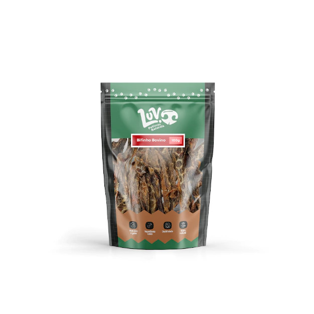 Snack Bifinho Bovino 100g - Luv