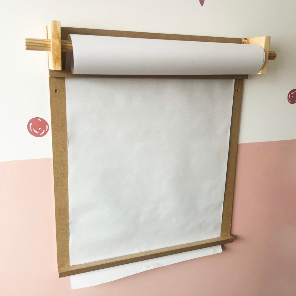 Lousa para Crianças Painel Criativo Educativo Montessori para Desenhar e Colorir - Kraft