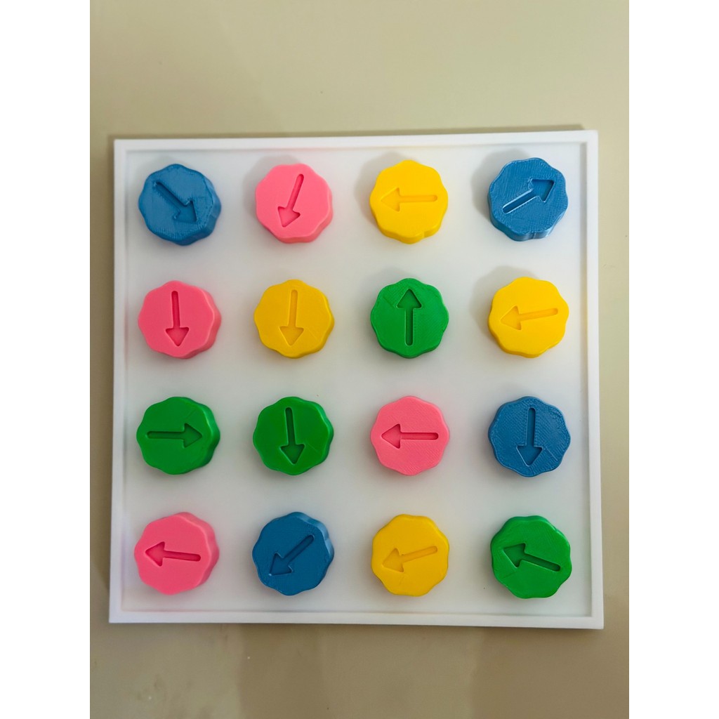 Jogo Educativo 2 em 1 Formas Geométricas Setas Cores Montessori Infantil