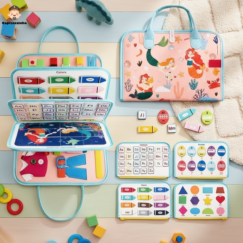 Brinquedos Sensoriais Básicos De Habilidades De Vida Para Toddlers Montessori Busy Board Crianças