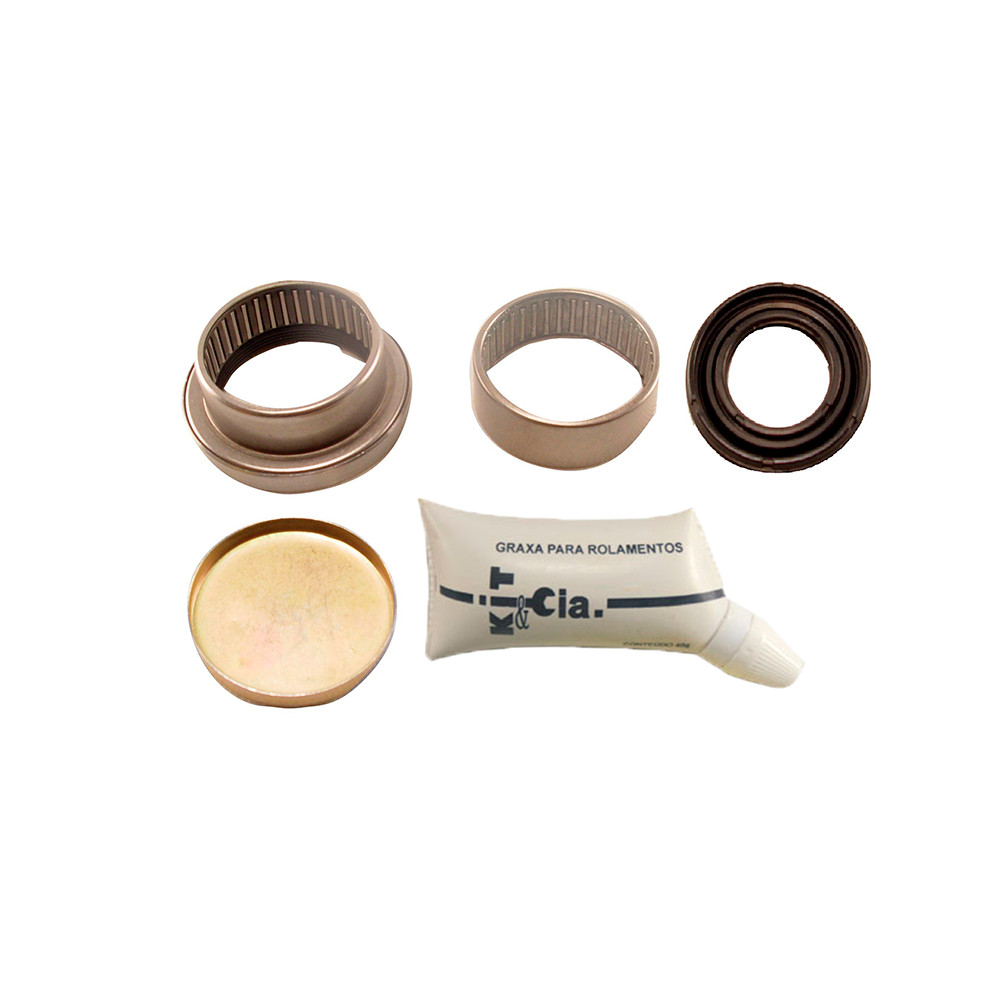 Kit Rolamento Eixo Traseiro S/ Barra Estabilizadora Eixo 47MM Peugeot Roda 206 99/10 Kit&Cia