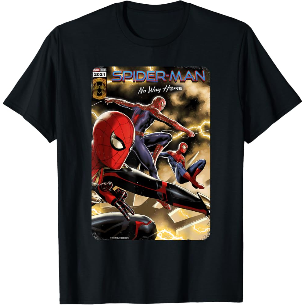 Camisa de Homem Spider - Man Vermelha e Preta, de Algodão, para Ocasiões Casuais
