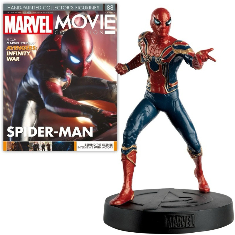 Colecionável Homem Aranha Eaglemoss Marvel Movie Vingadores Spider Man Iron Spider