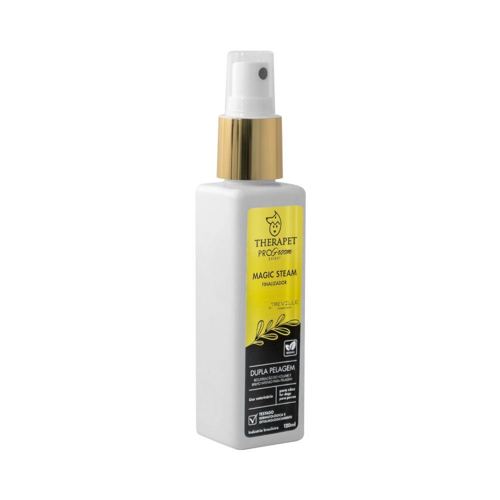 Finalizador Magic Steam Dupla Pelagem 120ml by Treville Therapet Cães Original
