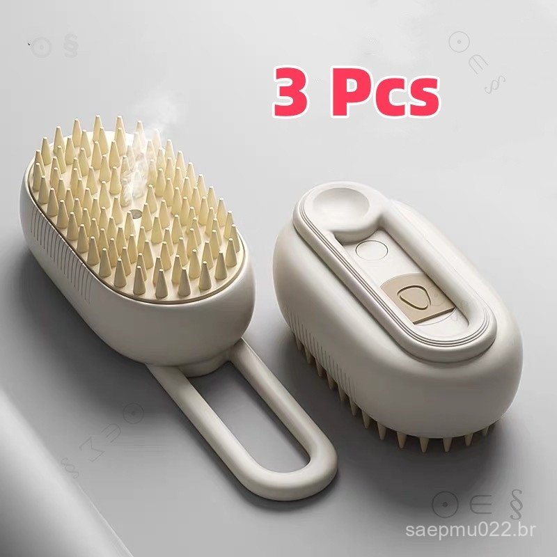 3 Kit Electric Steam Brush Efficient in Wrinkle Removal Disinfectant Both Modes Small and Portable